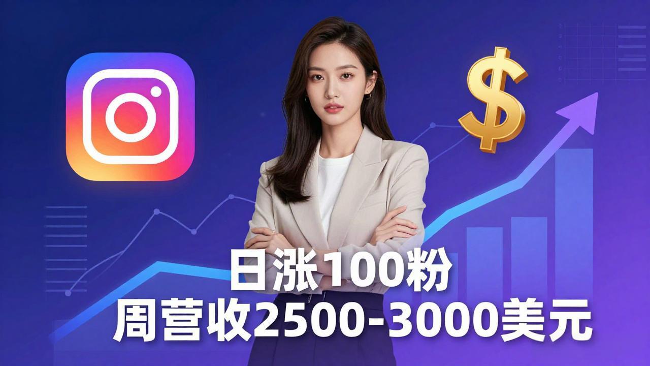 想做数字产品?Sheri亲授:日涨100粉、每周2500至3000美元的营收,Instagram躺着赚选优云网创选优云网创