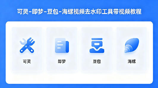 可灵–即梦–豆包–海螺视频去水印工具带视频教程选优云网创选优云网创