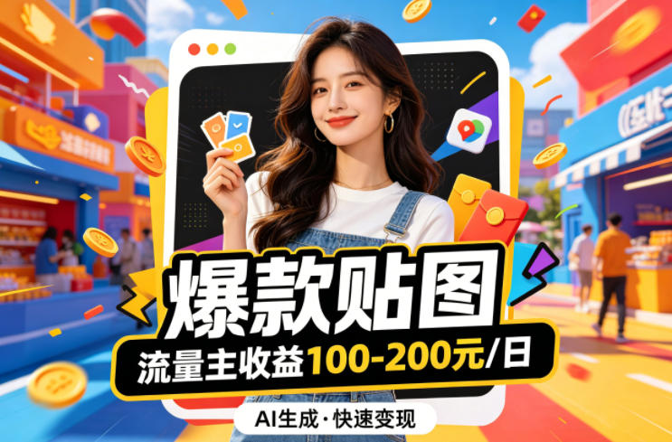 借助AI生成爆款贴图做公众流量主,当日收益100-200选优云网创选优云网创