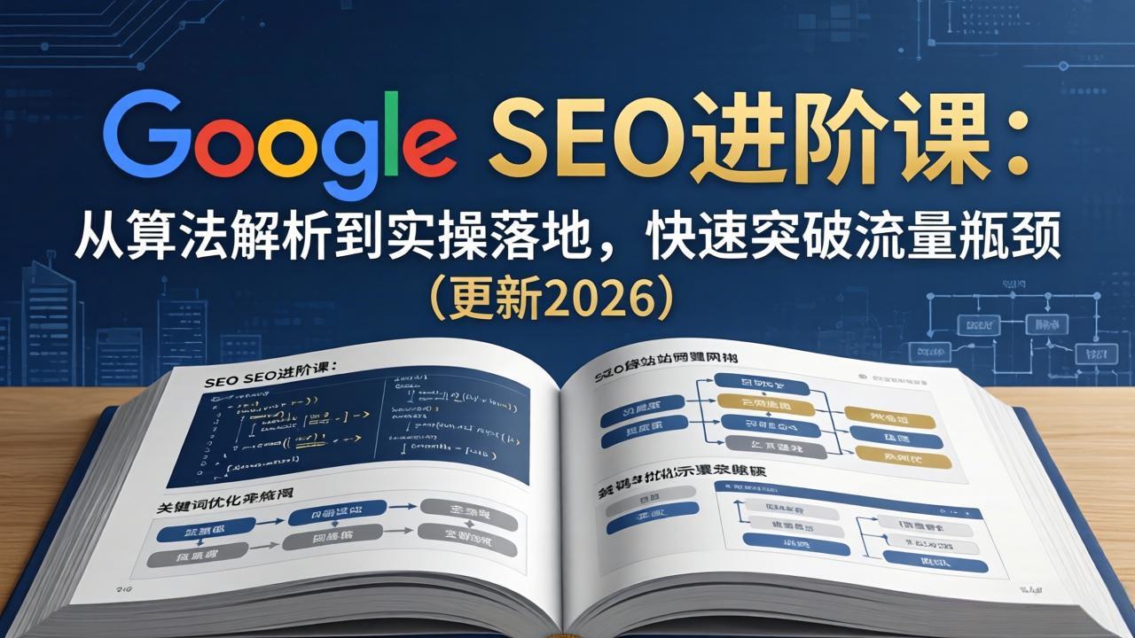 Google SEO进阶课:从算法解析到实操落地,快速突破流量瓶颈(更新2026选优云网创选优云网创