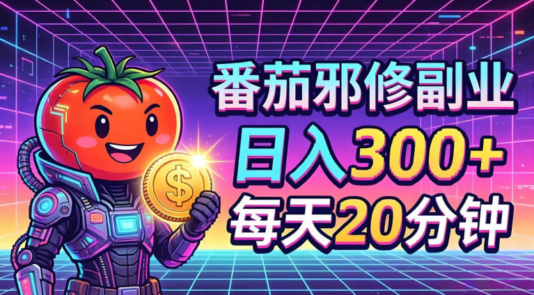番茄小说撸金,日入300+,每天20分钟!五一必看,独家项目,副业小白友好,超级简单【揭秘】选优云网创选优云网创