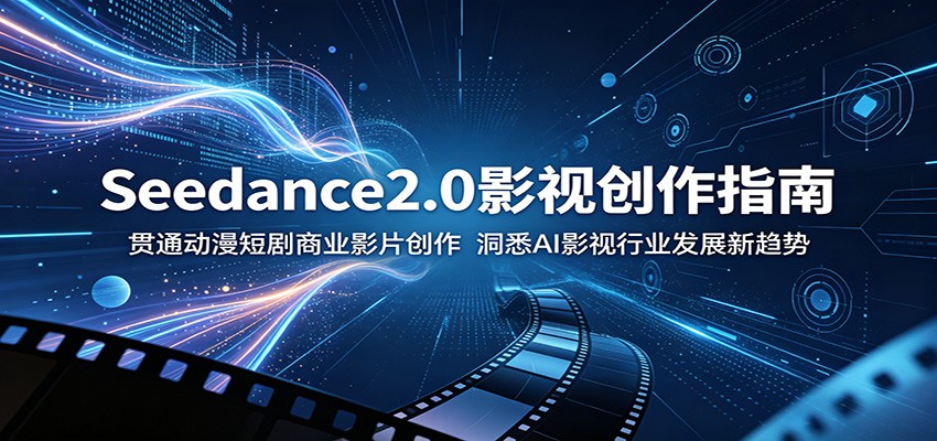 Seedance2.0影视创作指南：贯通动漫短剧商业影片创作，洞悉AI影视行业发展新趋势选优云网创选优云网创