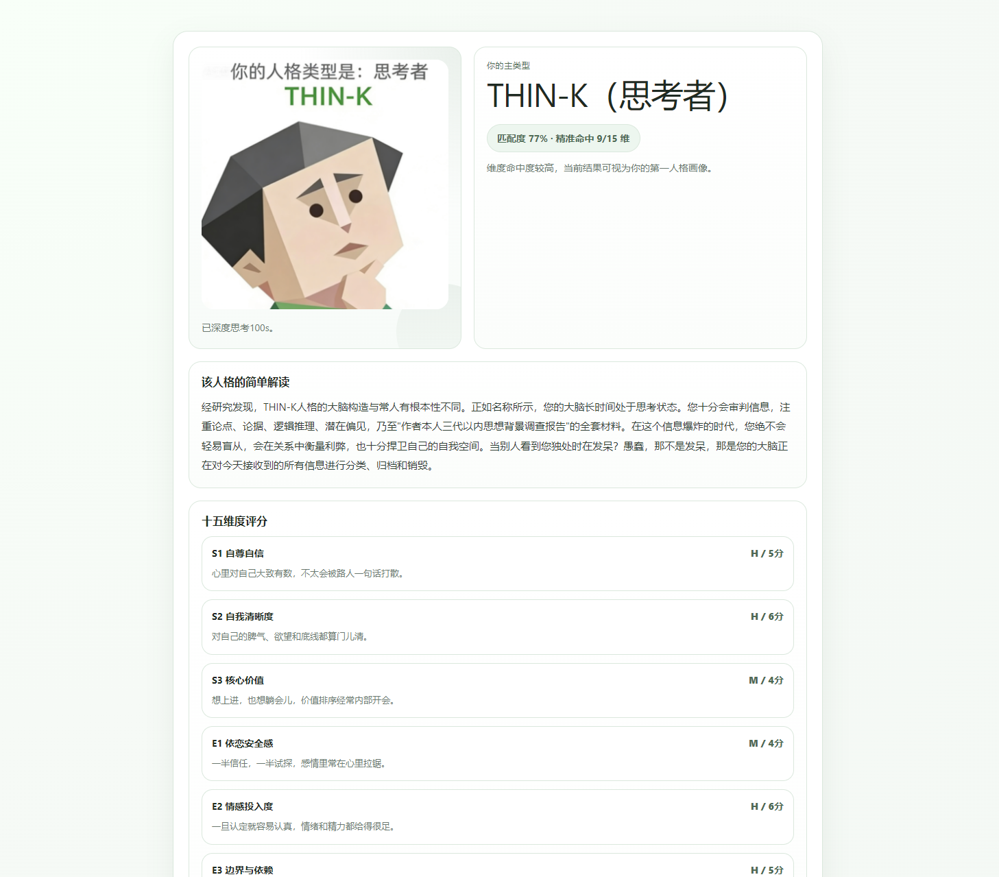 最新SBTI人格测试源码选优云网创选优云网创