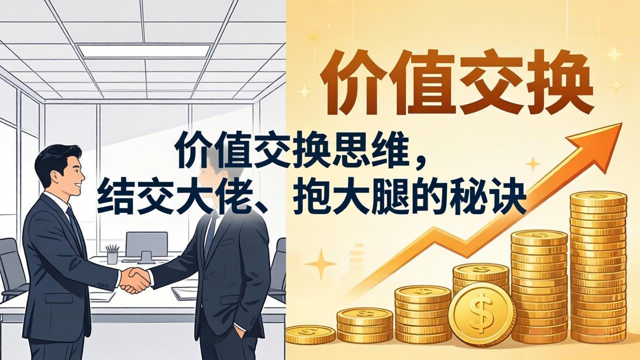 某付费文章:价值交换思维,结交大佬、抱大腿的秘诀选优云网创选优云网创