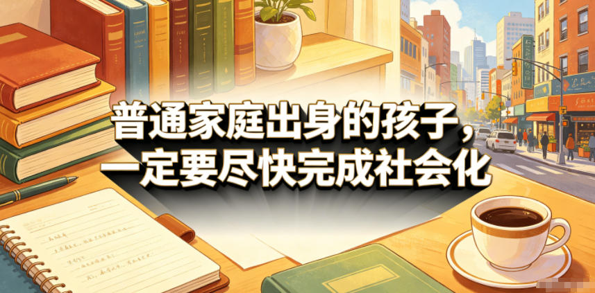 付费文章：普通家庭出身的孩子，一定要尽快完成社会化选优云网创选优云网创