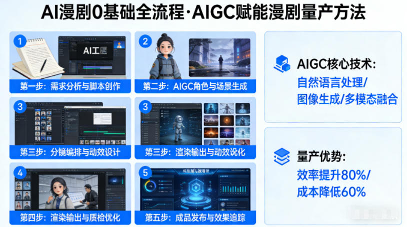 AI漫剧0基础全流程,快速掌握AIGC赋能的漫剧量产方法选优云网创选优云网创
