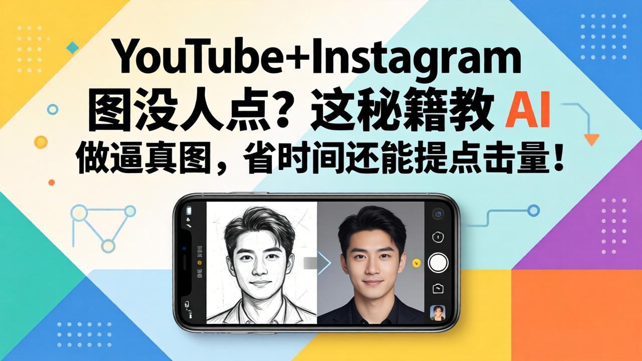 YouTube+Instagram图没人点?这秘籍教 AI 做逼真图,省时间还能提点击量选优云网创选优云网创