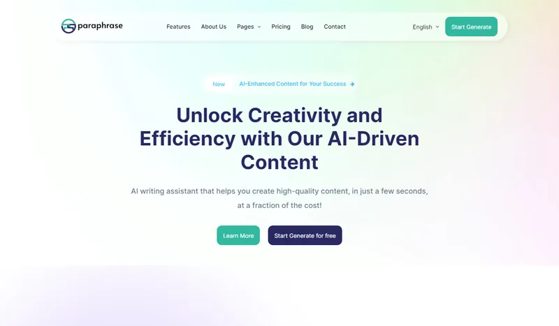 Bootstrap响应式AI写作助手官网源码选优云网创选优云网创