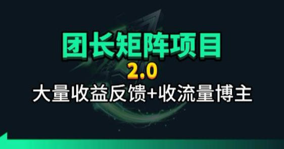 【团长合作2.0】视频矩阵项目_招发手矩阵+剪辑师,共赢项目【揭秘】选优云网创选优云网创