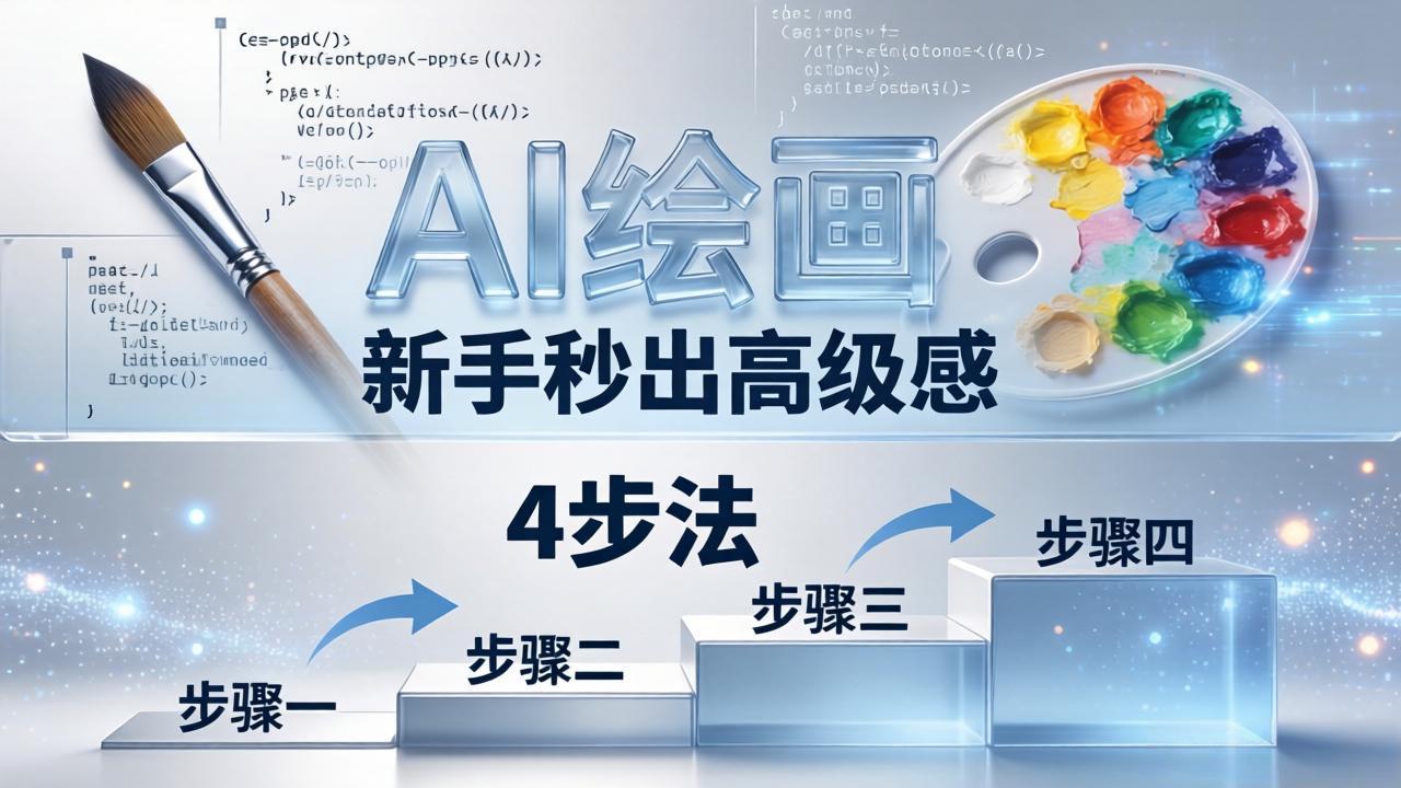 AI绘画入门别再硬磕了!即梦4步法:万能提示词公式+BRTR框架,新手秒出高级感选优云网创选优云网创