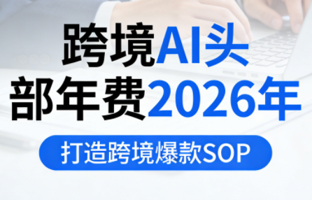 跨境AI头部年费2026年,内容配图