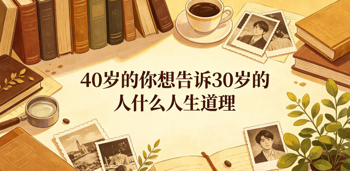 公众号付费文章：40岁的你想告诉30岁的人什么人生道理？选优云网创选优云网创