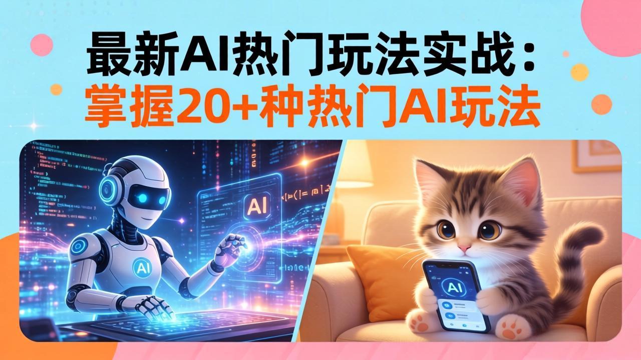 20招AI热门玩法实战：影视级出塞+阐教金仙+山海经变幻/等等，解锁百万流量密码选优云网创选优云网创
