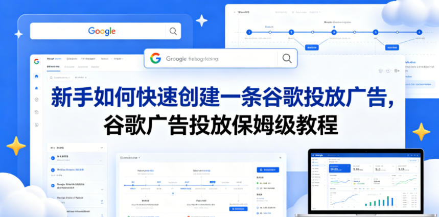 新手如何快速创建一条谷歌投放广告,谷歌广告投放保姆级教程选优云网创选优云网创